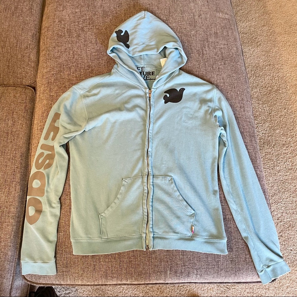 FREE CITY Blue Zip-Up